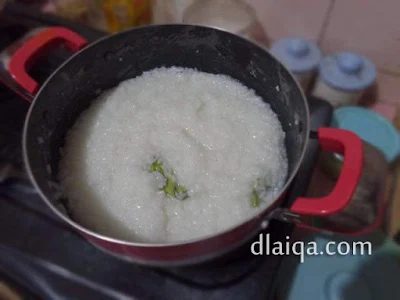 bubur telah matang