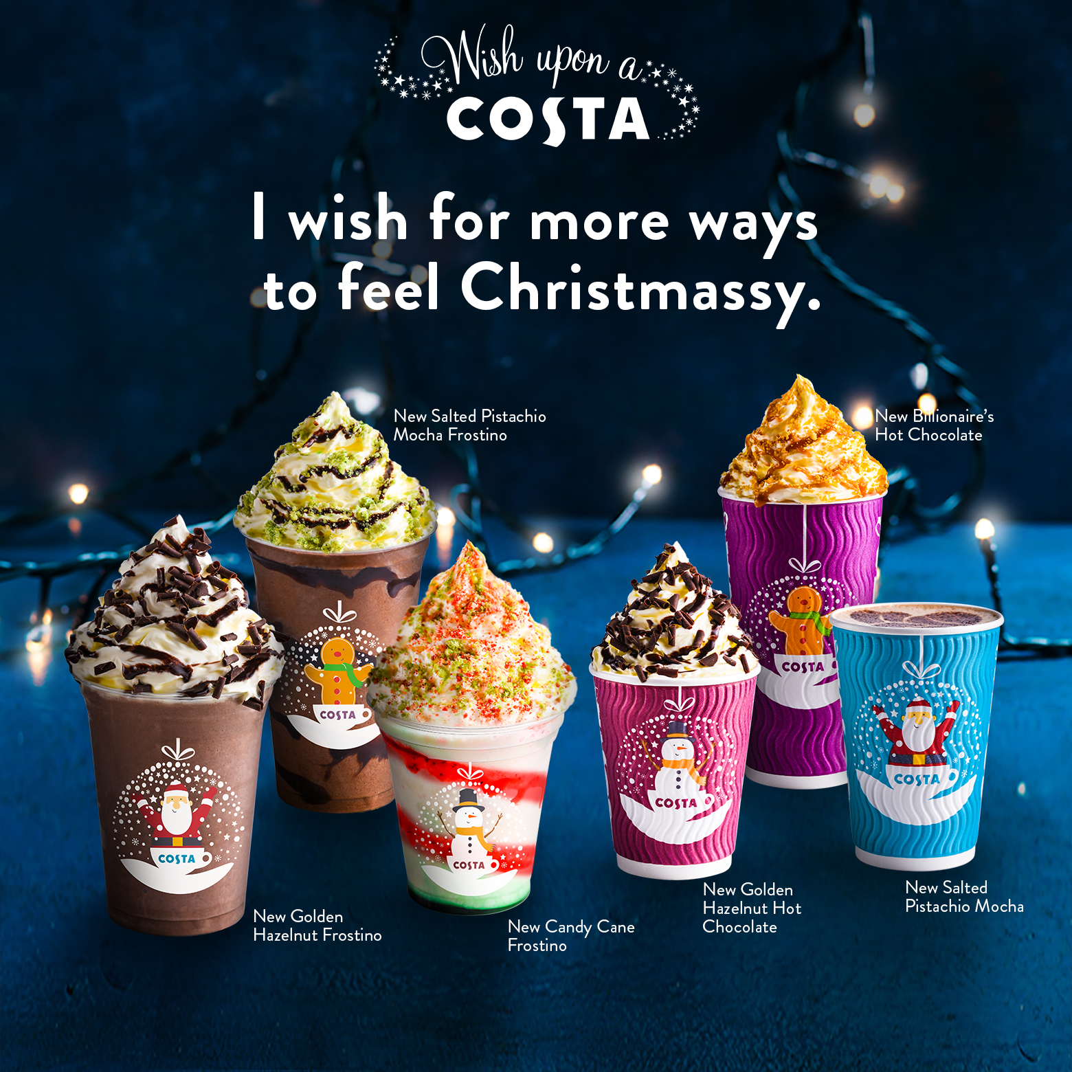 Christmas Drinks and Cakes from Costa Coffee Philippines! Recycle Bin