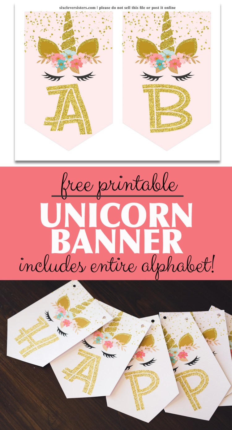 DIY Unicorn Party Favors: Free Printables! - Persia Lou