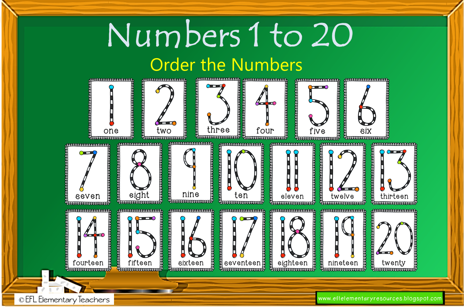 Efl Elementary Teachers Teaching Numbers 1 To 20 To Esl Ells Efl