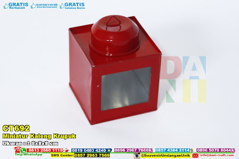 Miniatur Kaleng Krupuk