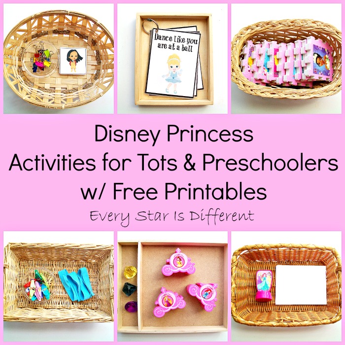 Disney Princess Activities for Tots