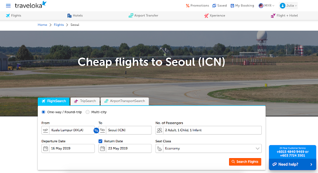  traveloka cathay pacific online booking promo seoul korea