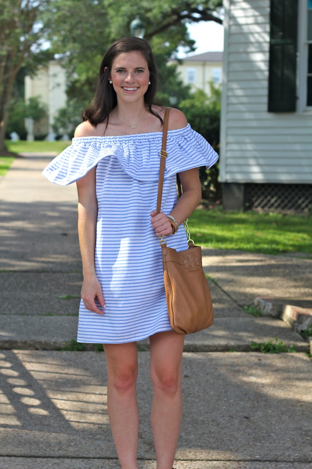 Prep In Your Step: Ruffled, White, and Blue