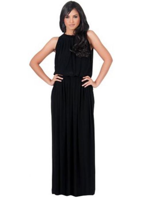 How to Wear a Black Maxi Dress | Daves Fashions
