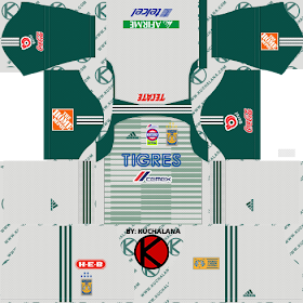 Tigres UANL 2018/19 Kit - Dream League Soccer Kits