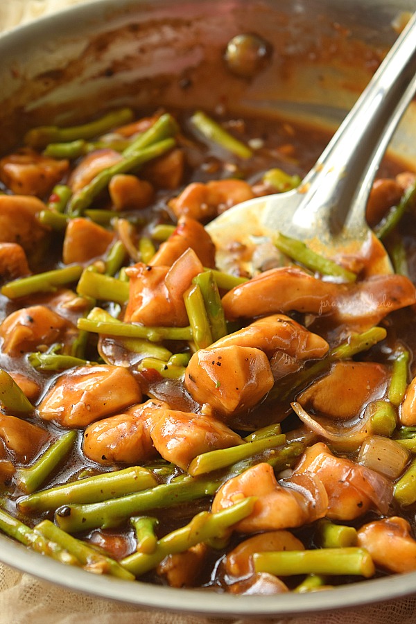 Pepper Chicken StirFry with Asparagus Savory Bites Recipes A Food