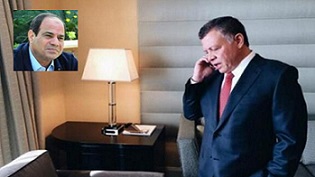 خلال اتصال هاتفي الزعيمان السيسي وملك الأردن يستعرضان آخر التطورات 