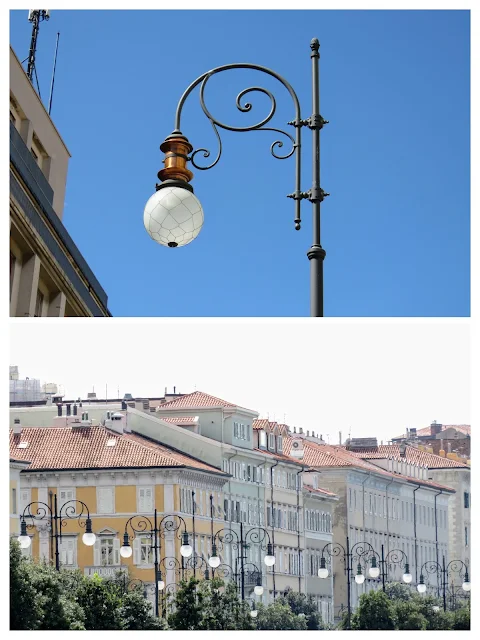 What to see in Trieste: lampposts