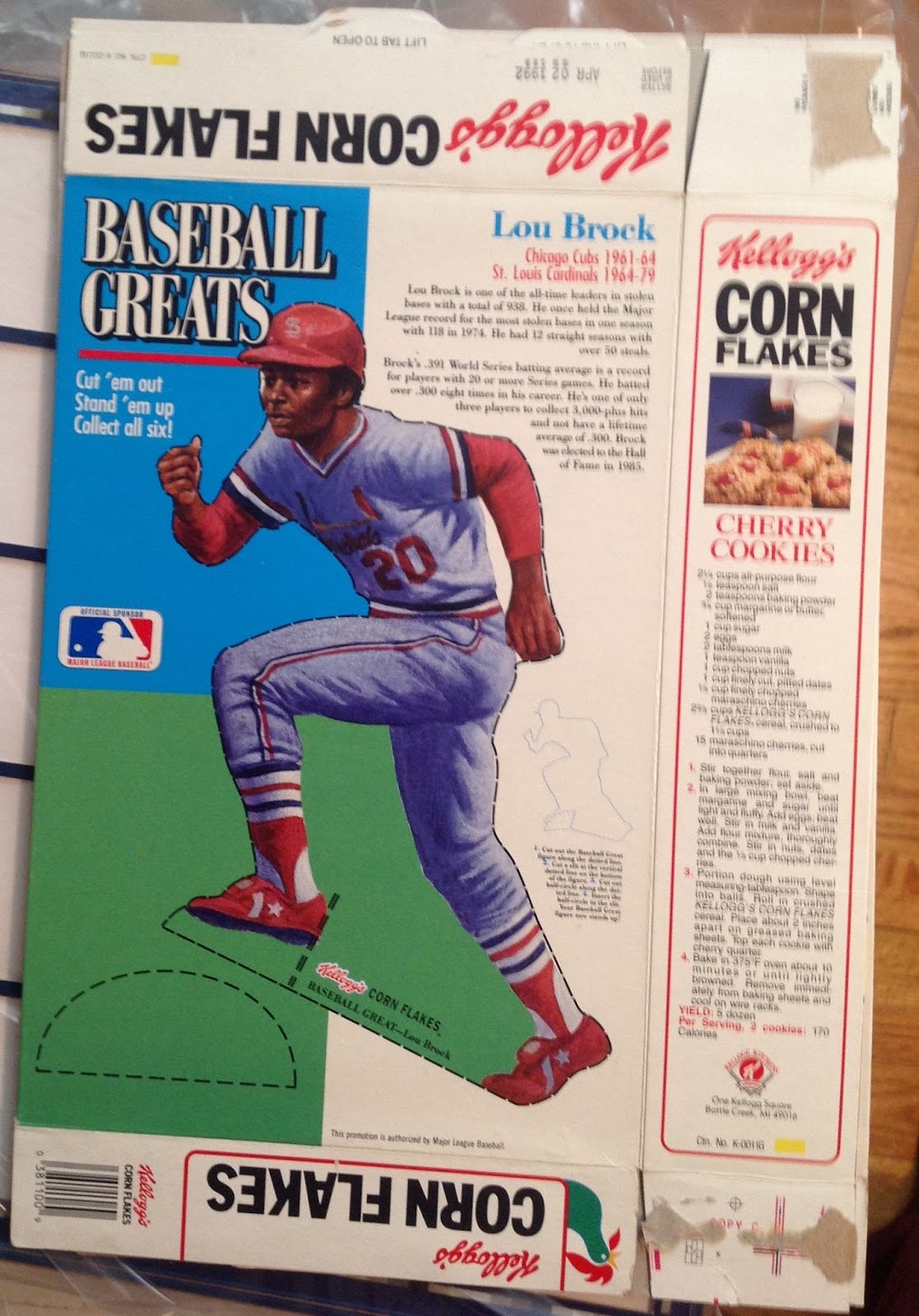 RunFore!Kellogg's Baseball Cards 1991 Kellogg's Corn Flakes AllStar