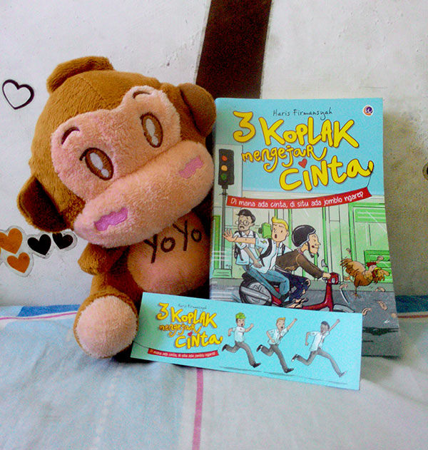 Novel 3 Koplak Mengejar Cinta by Haris Firmansyah.