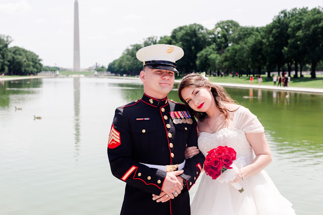 washington, DC Elopement at the DC War Memorial photographed by Heather Ryan Photography
