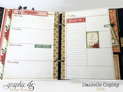 Planner love with Graphic 45 mixed media album and Steampunk Debutante and Botanicabella