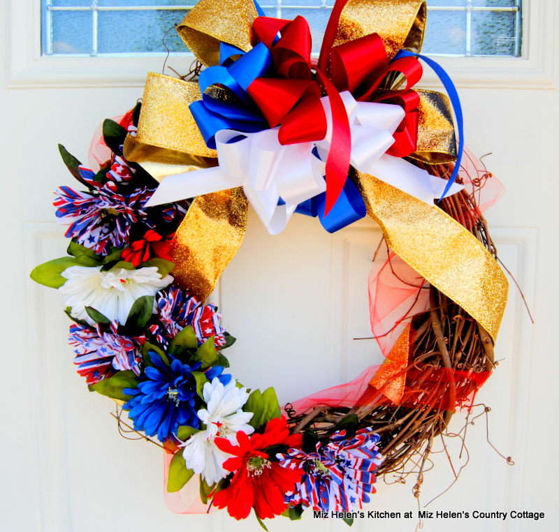 Patriotic Door Wreath