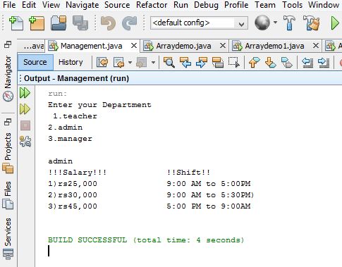 program to print employee details using multilevel inheritance | java pivot