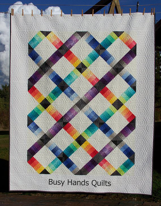 Quilting Land Jelly Roll Railway Twin Quilt