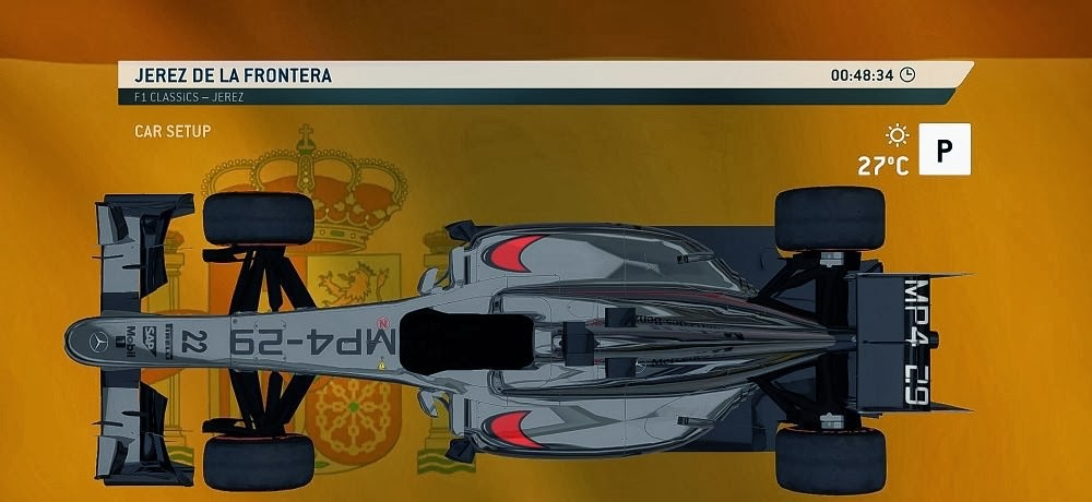 F1 2014 setup Clearance