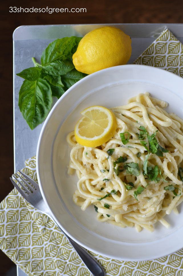 33 Shades of Green Spaghetti with Lemon & Olive Oil