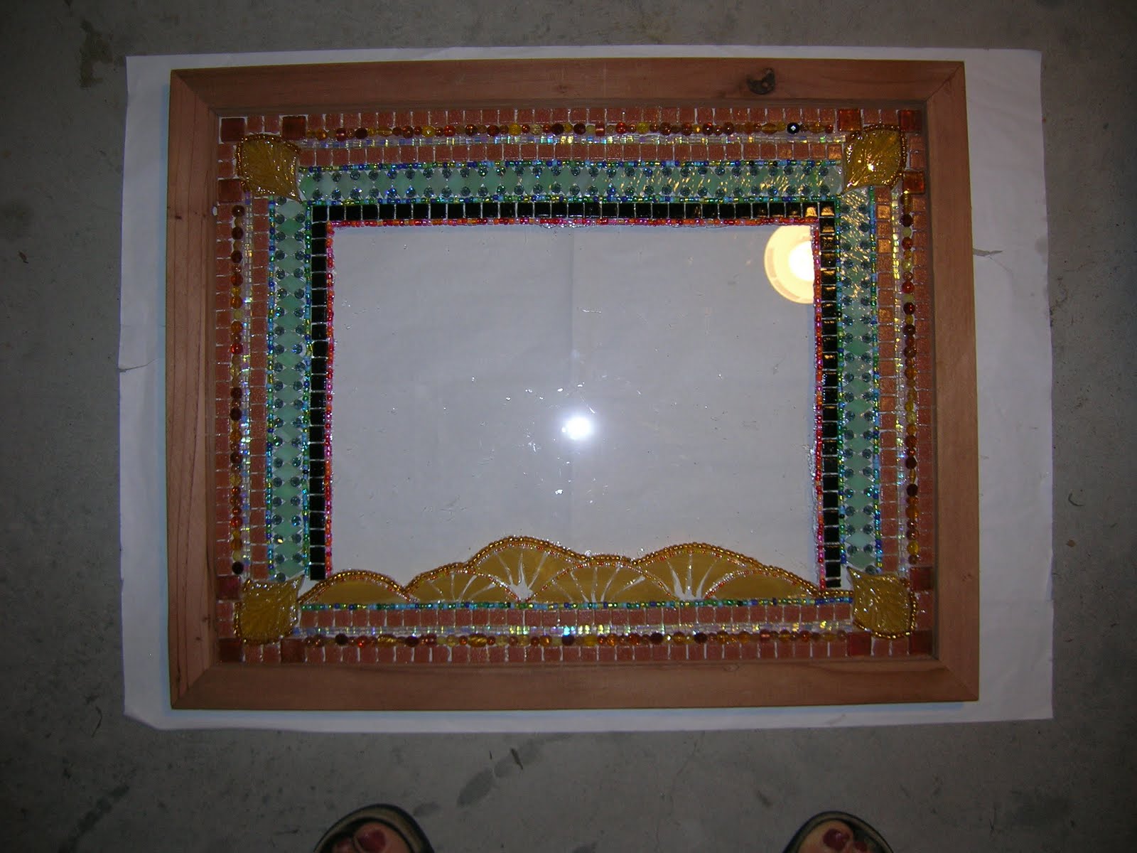 Kathleen Dalrymple Glass Artist Mosaic Techniques borders