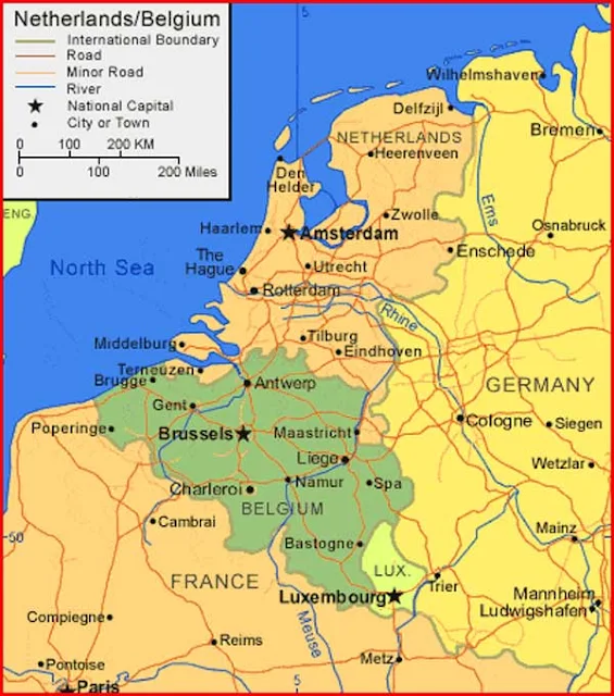 image: Netherlands Map High Resolution