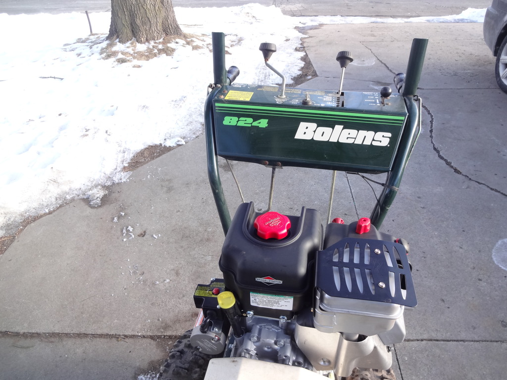 Bolens 824 Re-power - Snowblower Forum : Snow Blower Forums