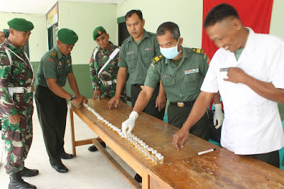 DANDIM SRAGEN SIAP BERIKAN SANKSI BERAT TERHADAP ANGGOTA YANG TERINDIKASI POSITIF