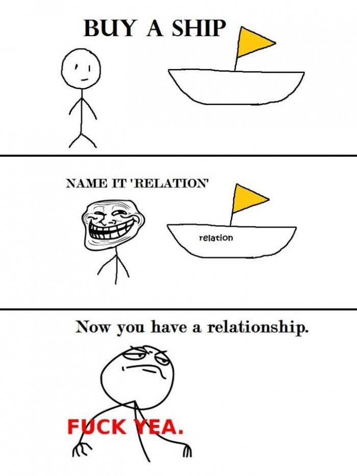 Buy A Ship - Name It Relation - Now You Have A Relationship