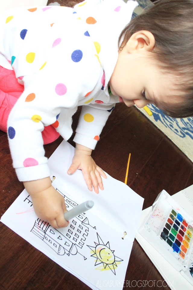 alisaburke handmade coloring book