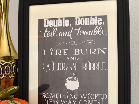 Shakespeare [and Harry Potter] Halloween Free Printable
