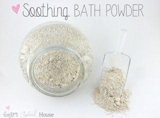 DIY Soothing Bath Powder by Smart School House #diy #eczema 
