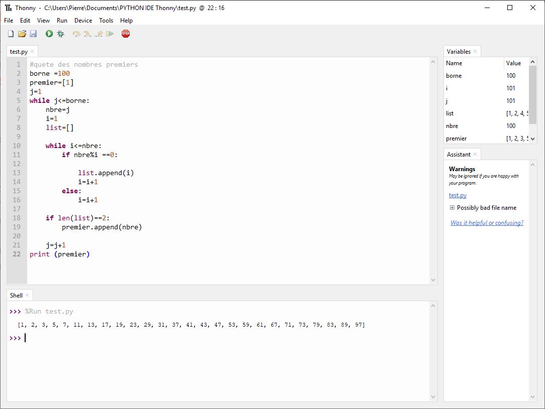 Le bloc notes en vrac d'un prof TIM : Python et quête n°1 - Trouver les ...
