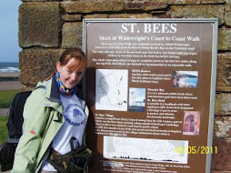 at the start point in St Bee's