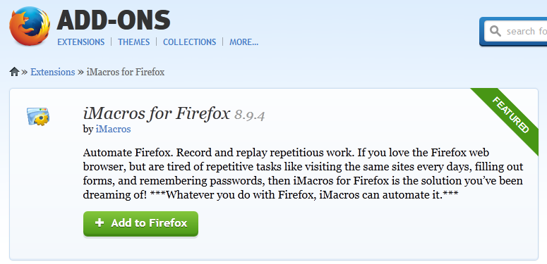 How to Use iMacros for Firefox - Webzone Tech Tips Zidane