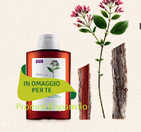 Acquista e ricevi in omaggio uno shampoo alla chinina da 100 ml. Logo Acquista e ricevi in omaggio uno shampoo alla chinina da 100 ml.