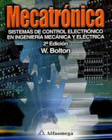 Mecatrónica - 2da ED - W.Bolton