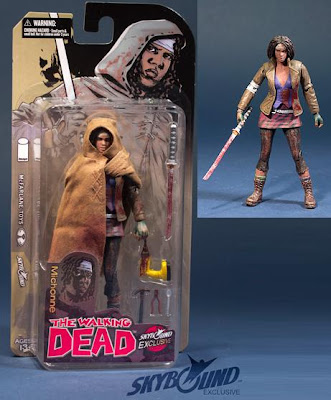 San Diego Comic-Con 2012 Exclusive Bloody Hooded Michonne The Walking Dead Variant Comic Book Action Figure by McFarlane Toys