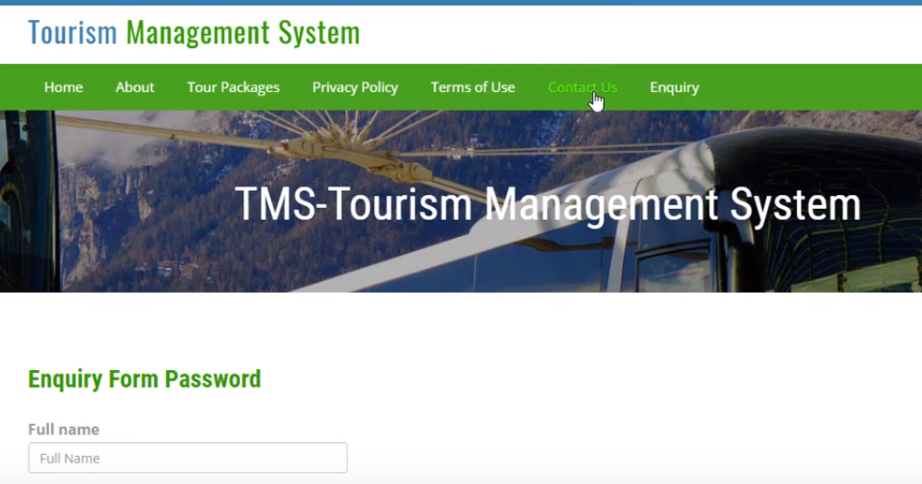 Tourism Management System Complete Project PHP 2019 | Get Free Source code
