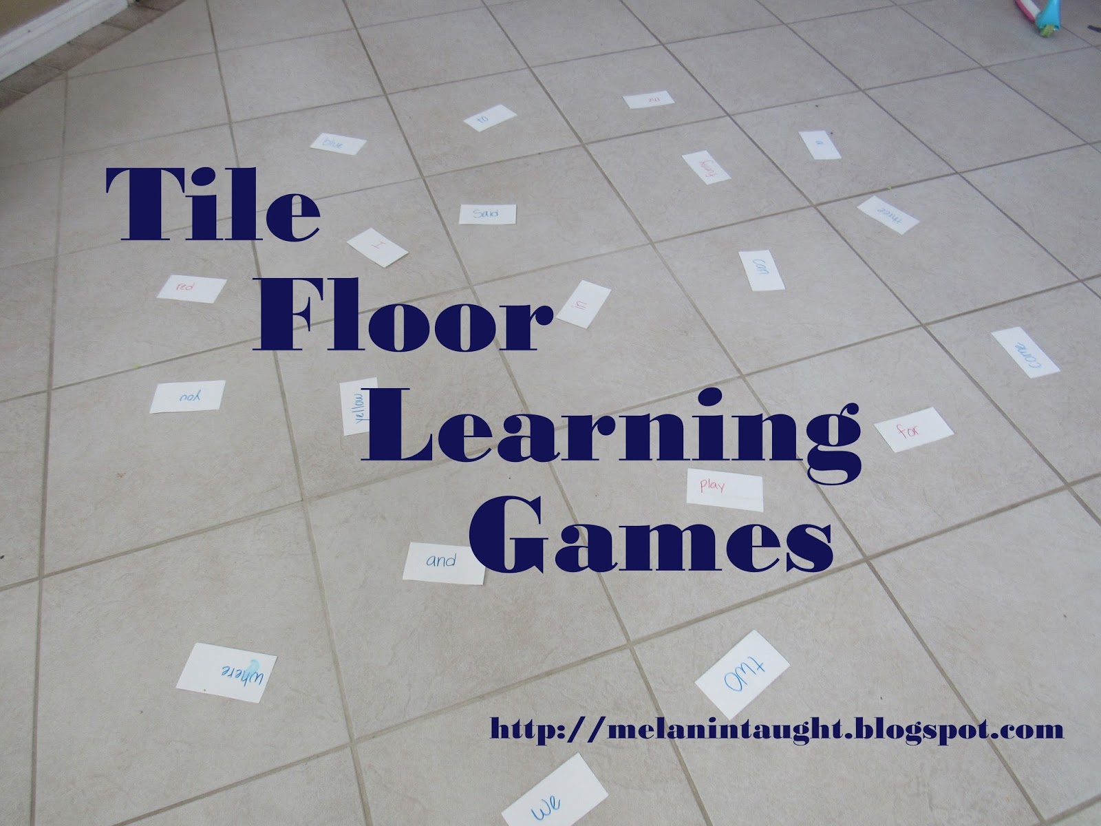 Melanin Taught Tile Floor Learning Games