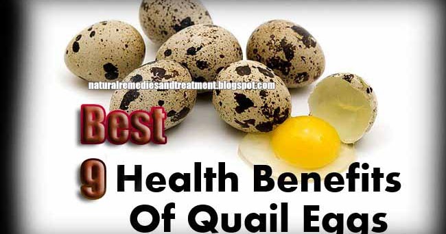 Best 9 Health Benefits Of Quail Eggs - Natural Remedies And Treatment