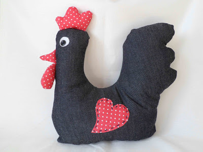 costura criativa galinha