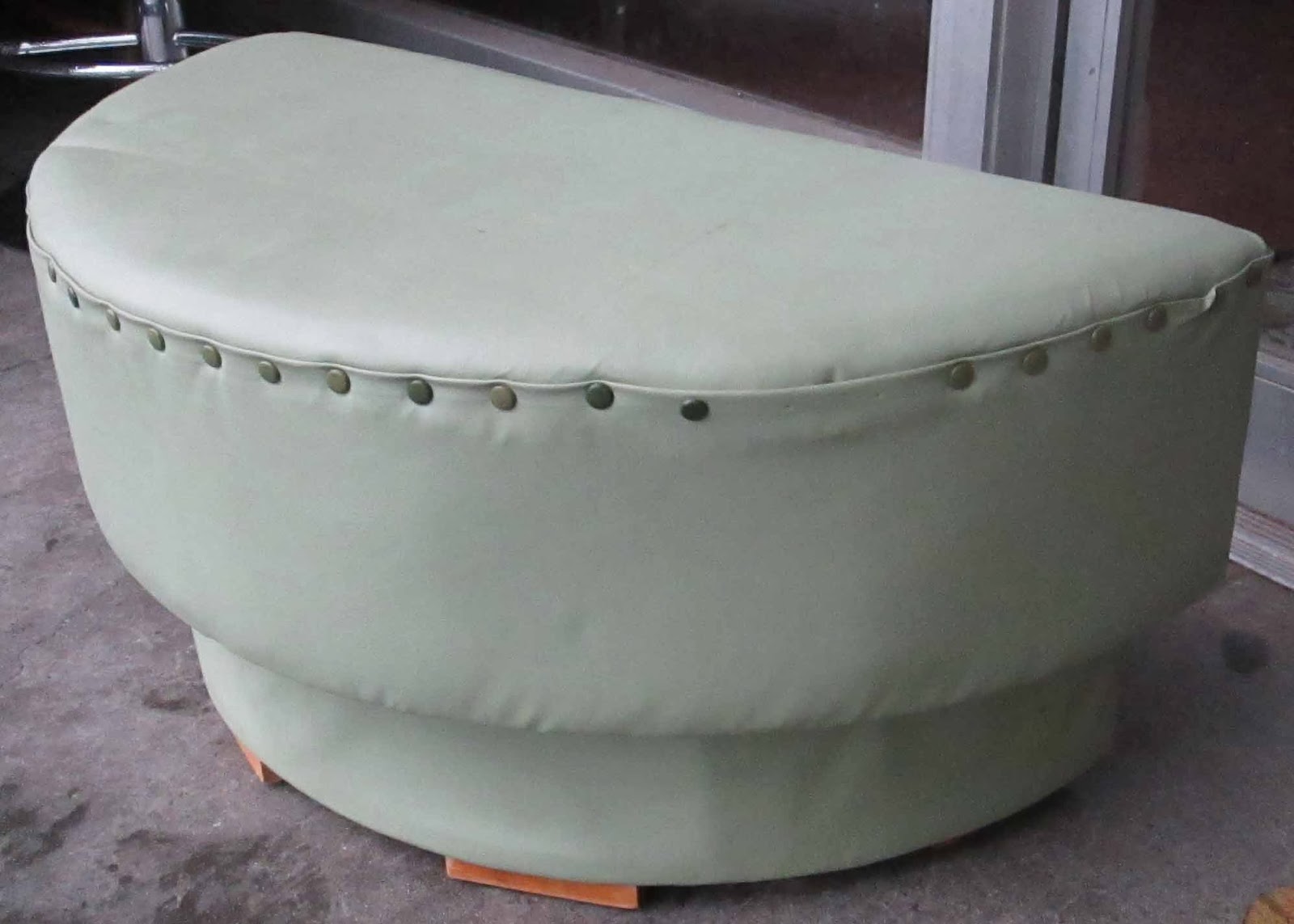 UHURU FURNITURE & COLLECTIBLES SOLD Mint Green Ottoman 45