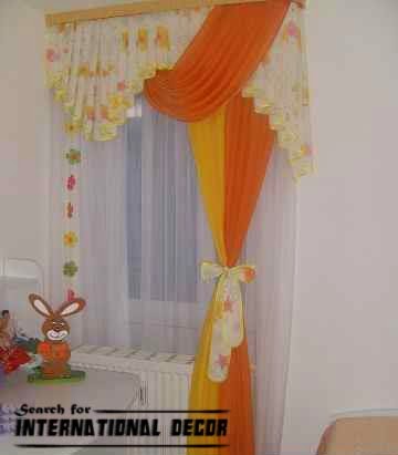 kids curtains for nursery,contemporary orange curtains
