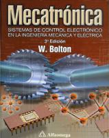  Mecatrónica - 3ra ED - W.Bolton