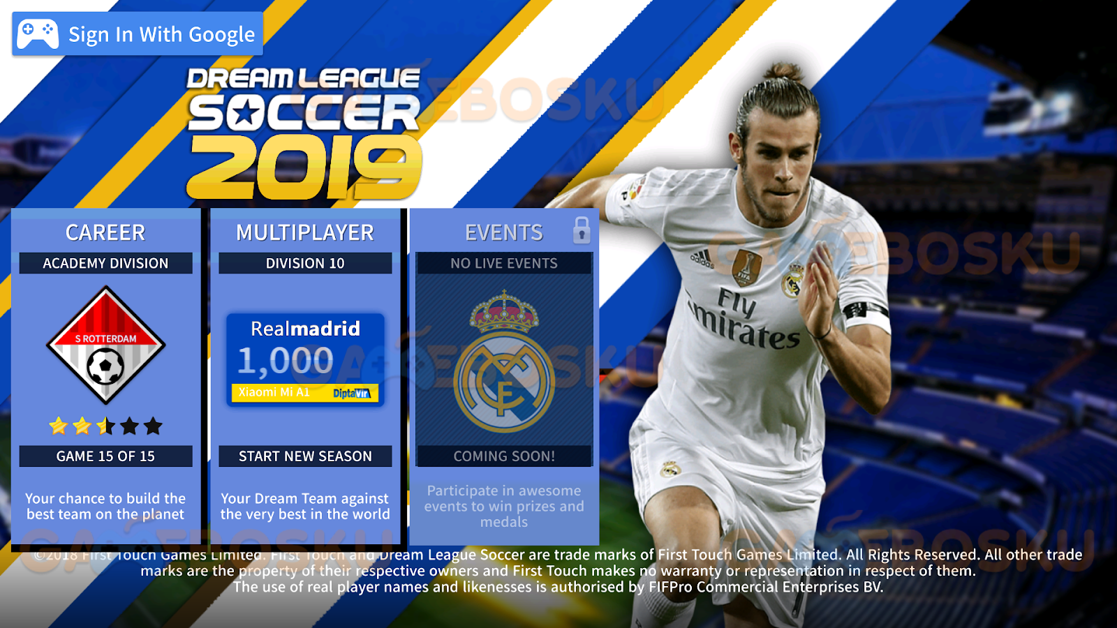 Keren !!! Dream League Soccer 2019 Mod Realmadrid V 6.11 Unlimited Coins -  Gamebosku