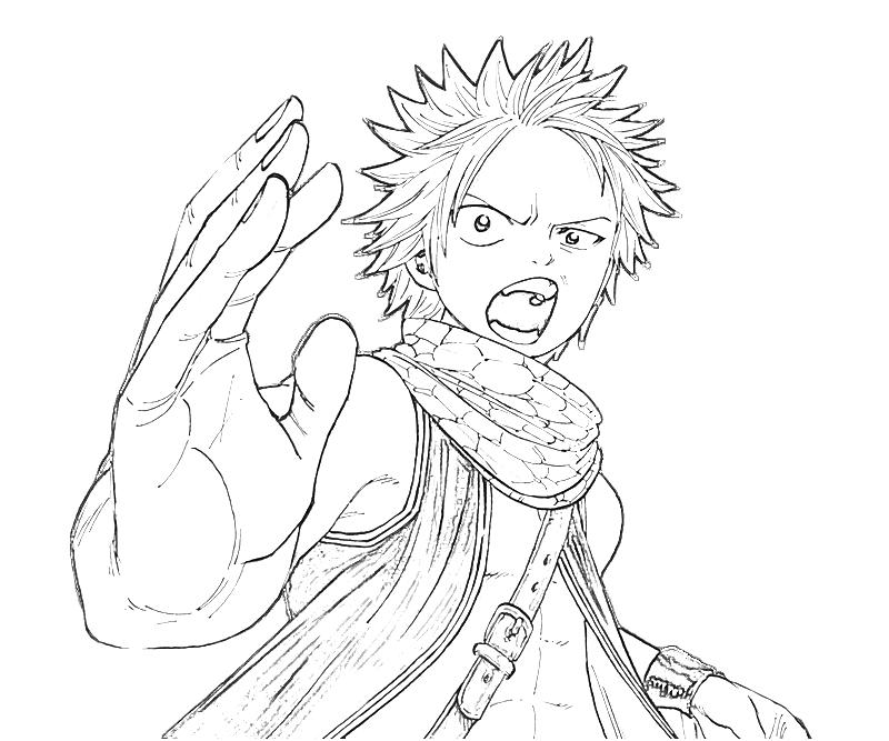 fairy tail anime coloring pages - photo #25