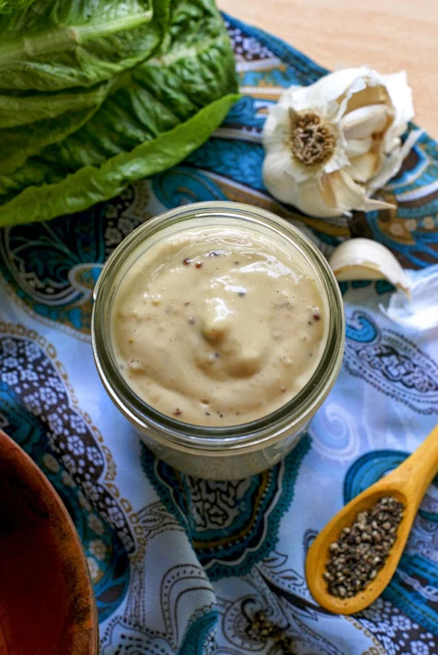 Homemade Creamy Caesar Dressing