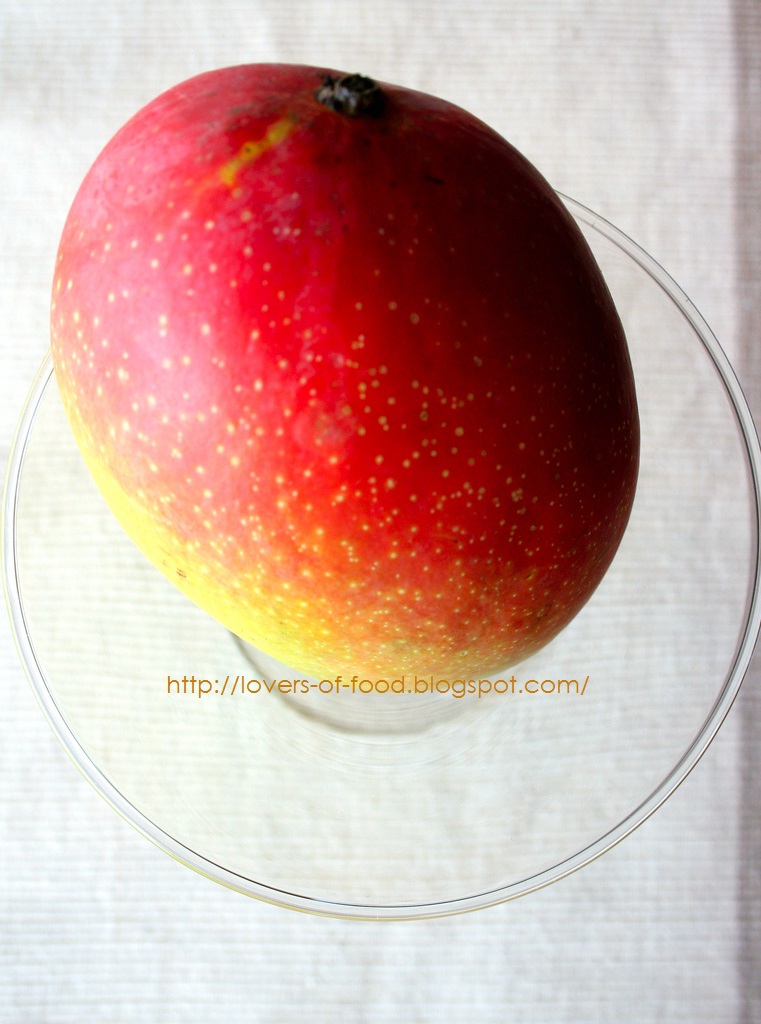 Food from all over the World Red and Yellow Delicious Mangoes