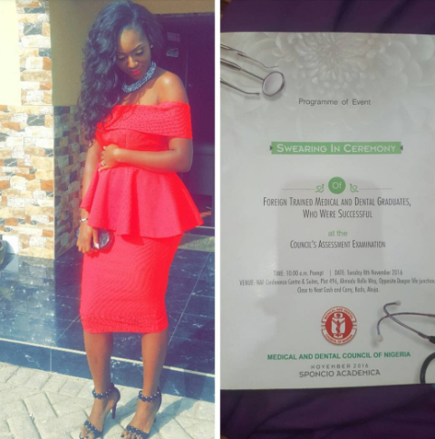 00 "A teacher told my mom that I couldn't cope with medical school at 13," says Lilian Okafor as she becomes a doctor at 20