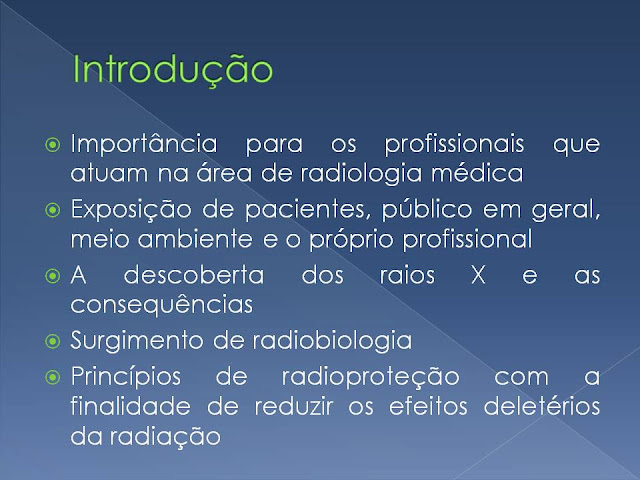 Radiologia Médica: Radioproteção