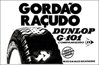 pneus Dunlop, propaganda anos 70; história da década de 70; reclame anos 70; brazil in the 70s; Oswaldo Hernandez.
